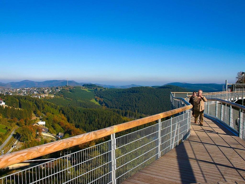 Modern Apartment With Balcony And A Magnificent View Over Winterberg Exterior foto